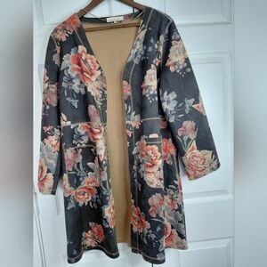 Solitaire Elegant Tan Cardigan . Stretch. New Without Tags. Size L